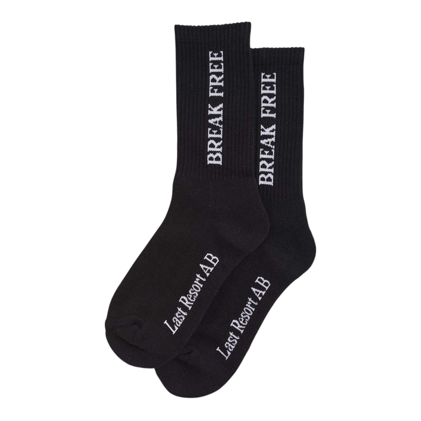 LAST RESORT BREAK FREE SOCKS BLACK