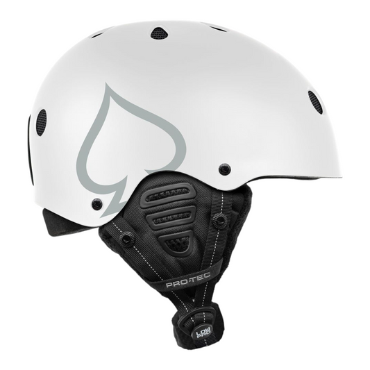 PRO-TEC LOW PRO SNOW HELMET GLOSS WHITE