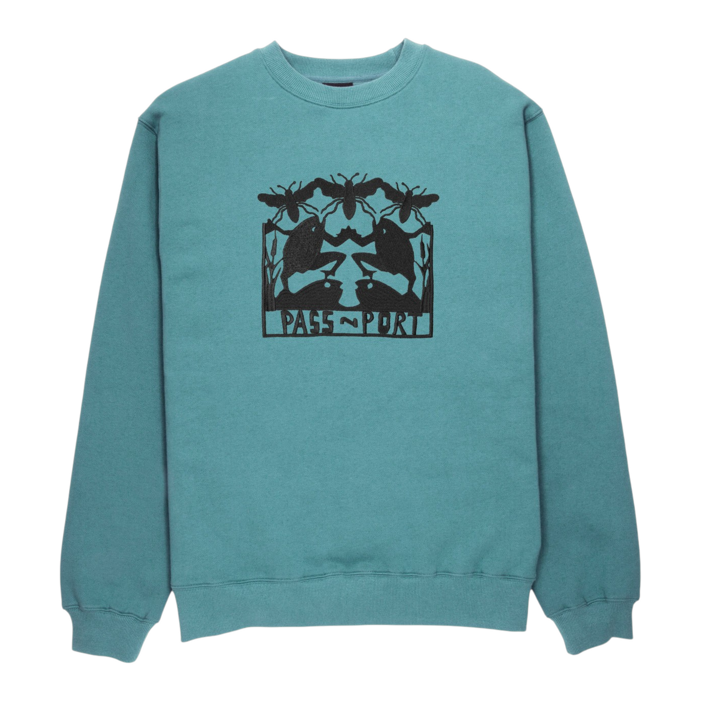 PASSPORT SCISSORCRAFT SWEATER TEAL