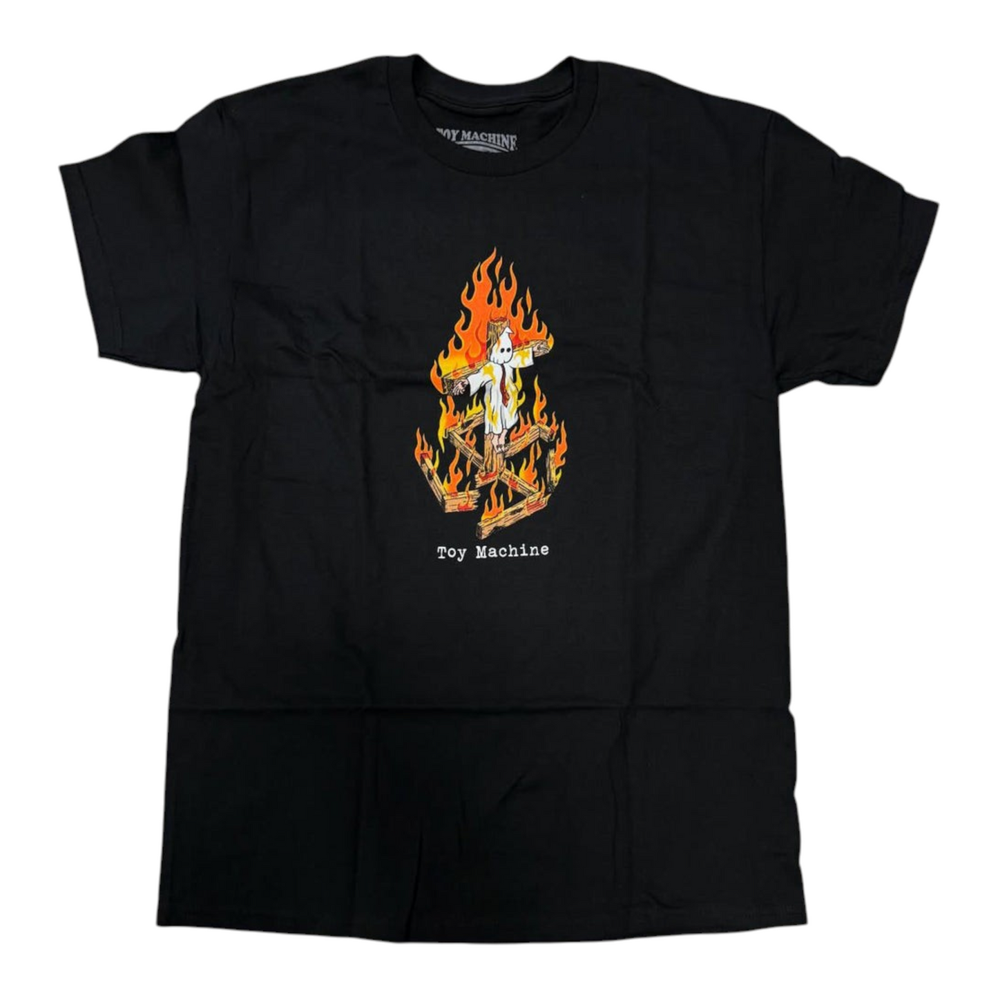 TOY MACHINE CHARRED CROSS II TEE BLACK