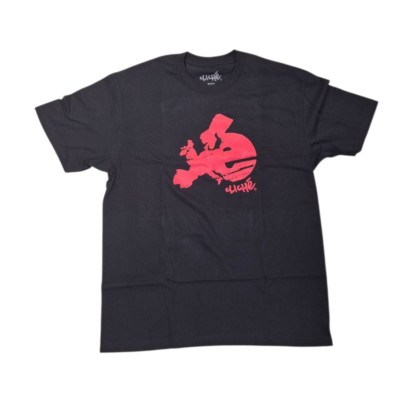 CLICHÈ EURO LOGO TEE BLACK