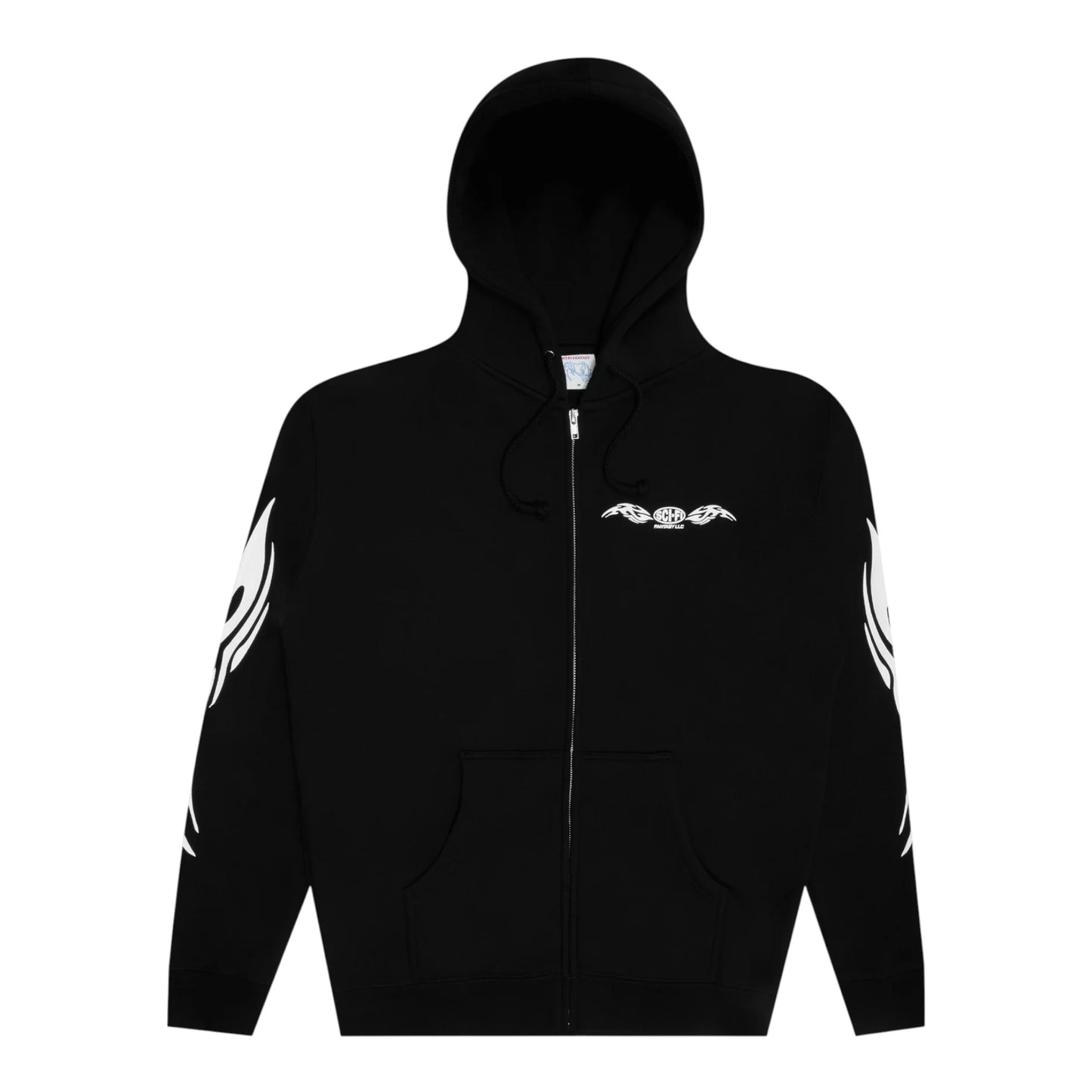 SCI FI FANTASY ORIGIN ZIP HOODIE BLACK