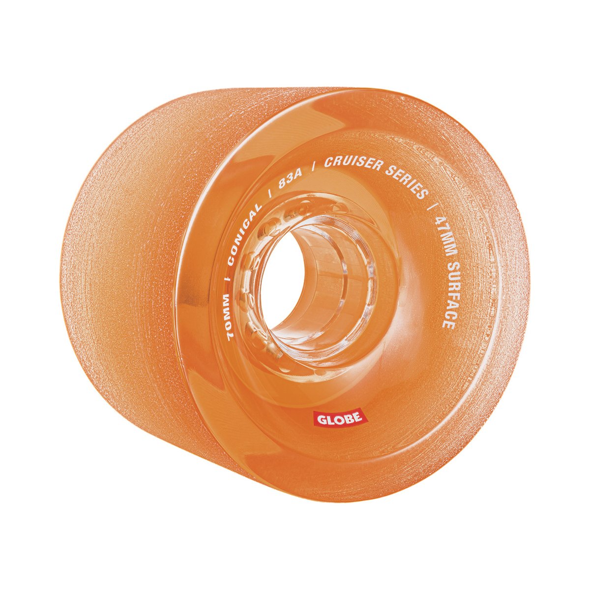 ROUE GLOBE CONIQUE CRUISER AMBRE 70MM