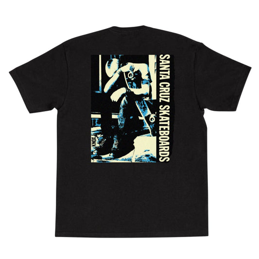 SANTA CRUZ KNOX PUNK T-SHIRT RÉGULIER À MANCHES COURTES NOIR GRAPHITE