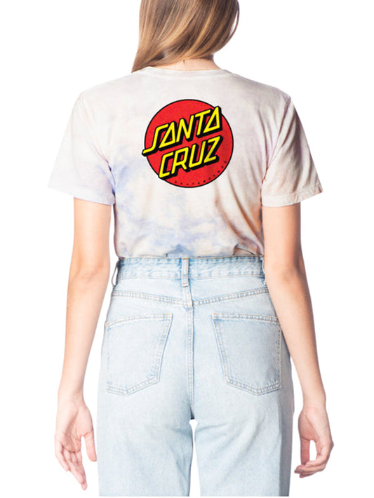 SANTA CRUZ CLASSIC DOT SHORT SLEEVE MOON PASTEL WOMENS TSHIRT