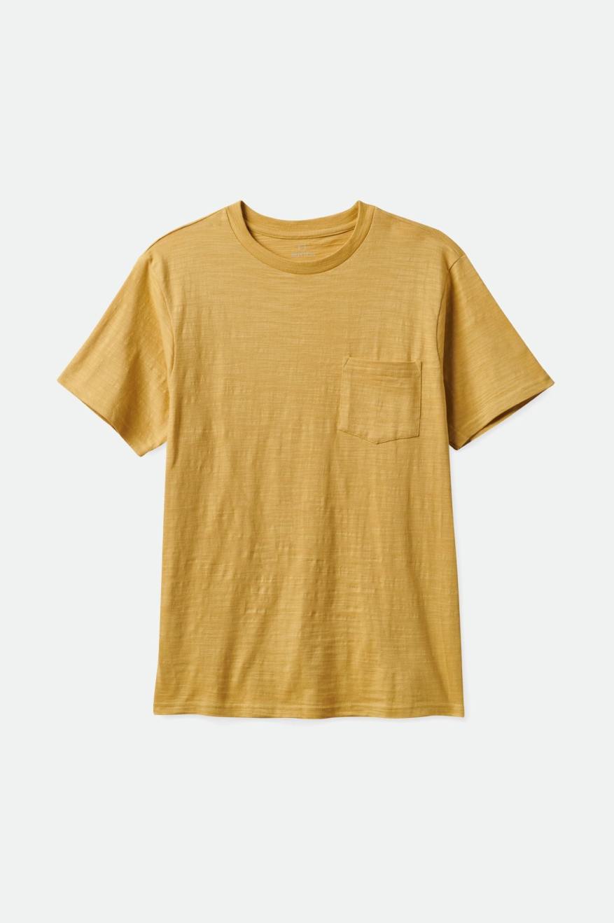 BRIXTON BASIC T-SHIRT À MANCHES COURTES ET POCHE PAILLE