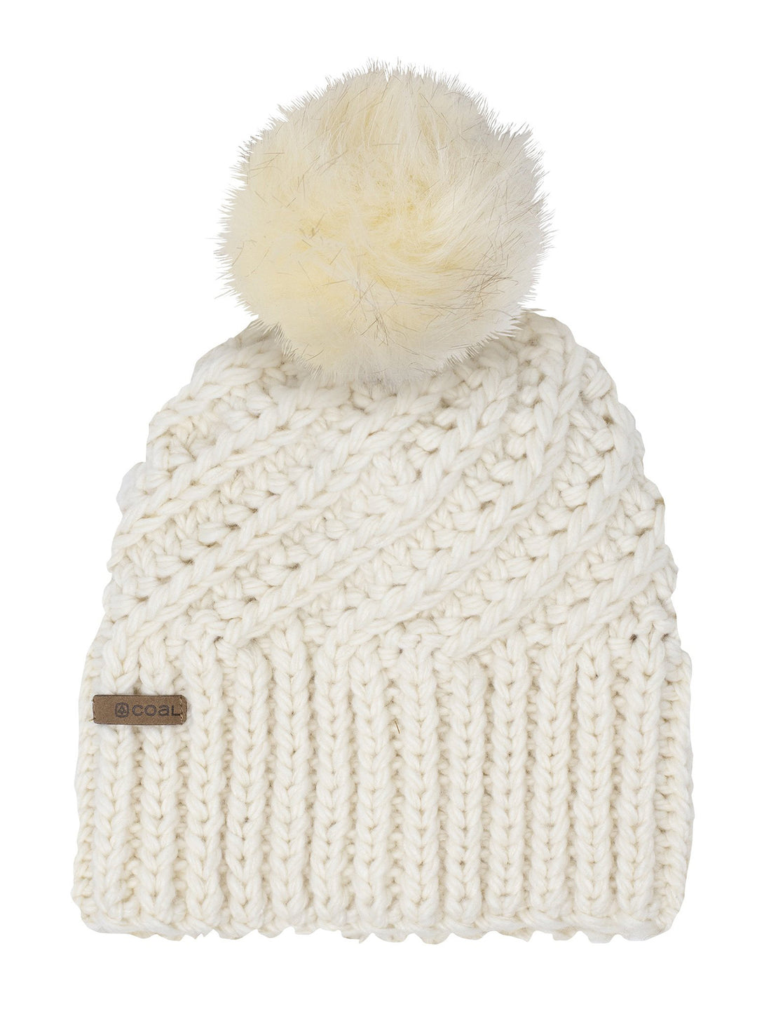 CHARBON THE MAIZY BEANIE CRÈME