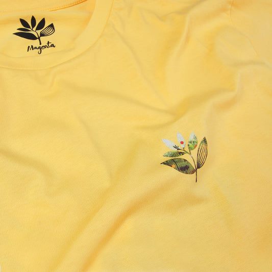 MAGENTA SKATEBOARDS JUNGLE 2 TEE YELLOW