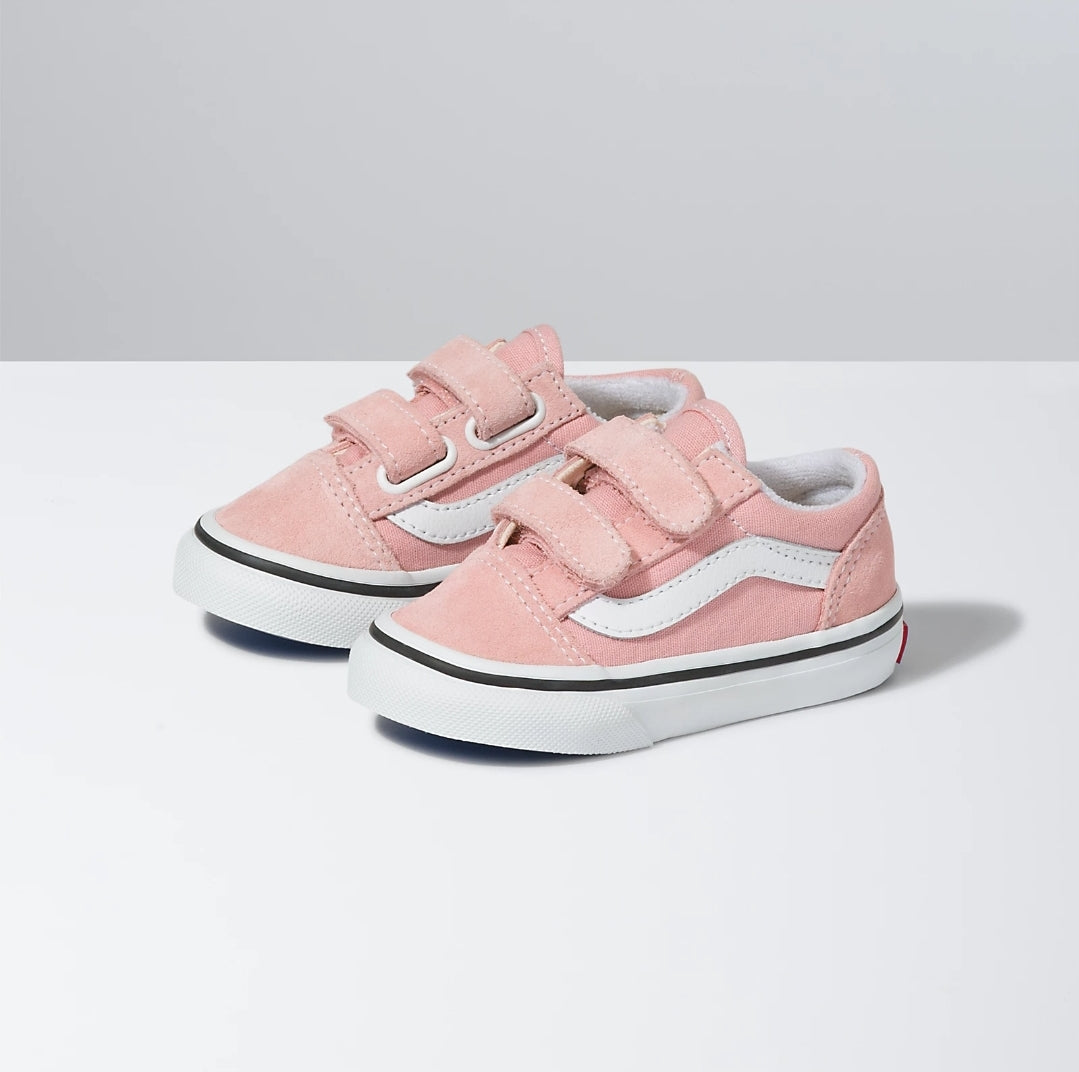 VANS OLD SKOOL V ROSE POUDRE / BLANC