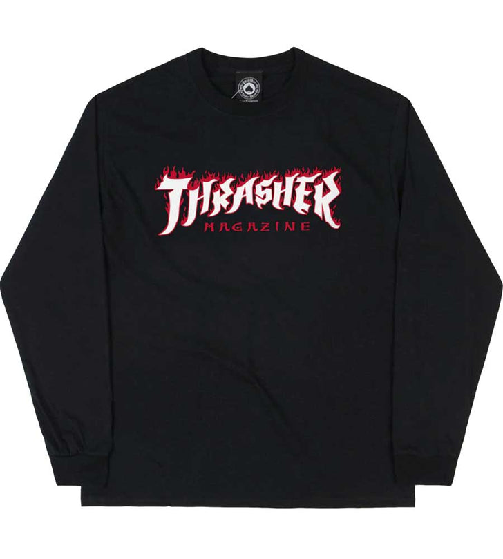 THRASHER POSSESED LOGO MANCHES LONGUES NOIR