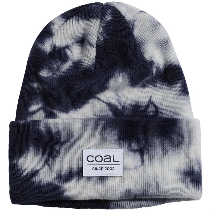 COAL THE STANDARD BEANIE BLACK WHITE TIE DYE