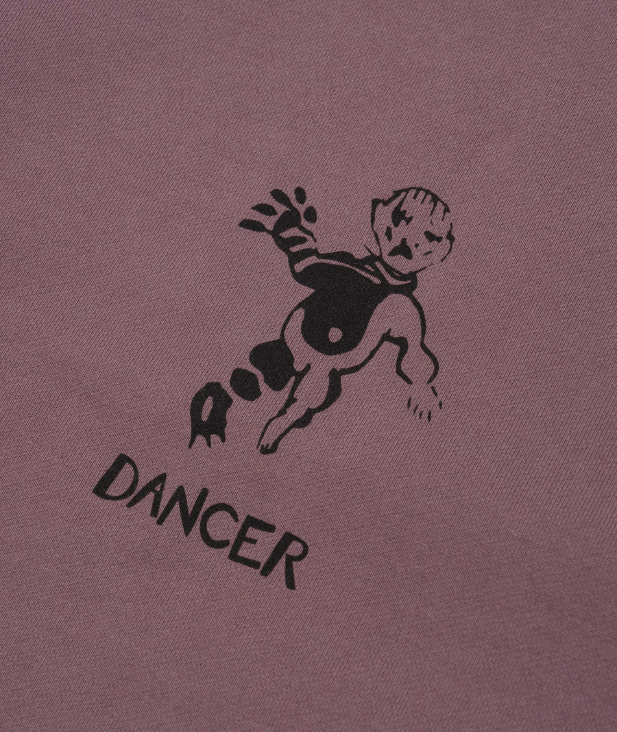SWEAT À CAPUCHE AVEC LOGO DANCER OG ROSE FADED