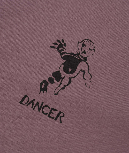 SWEAT À CAPUCHE AVEC LOGO DANCER OG ROSE FADED