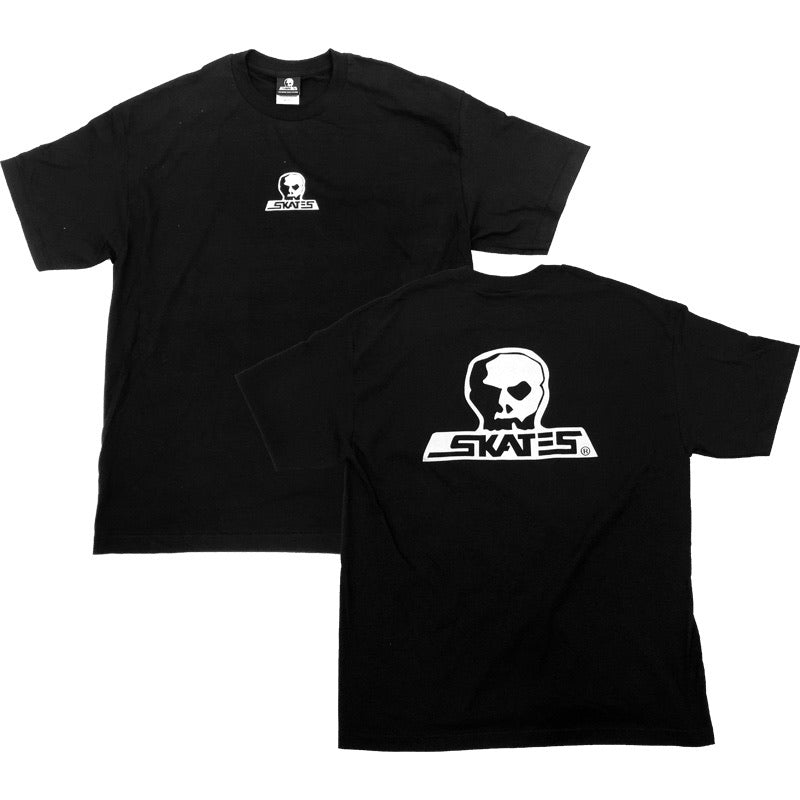 SKULL SKATES YOUTH TEE SKULL LOGO BLACK