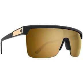 SPY FLYNN 5050 25 ANNIVERSARY SUNGLASSES BLACK GOLD HAPPY BRONZE