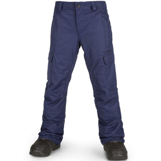 VOLCOM CARGO INSULATED PANT YOUTH NAVY