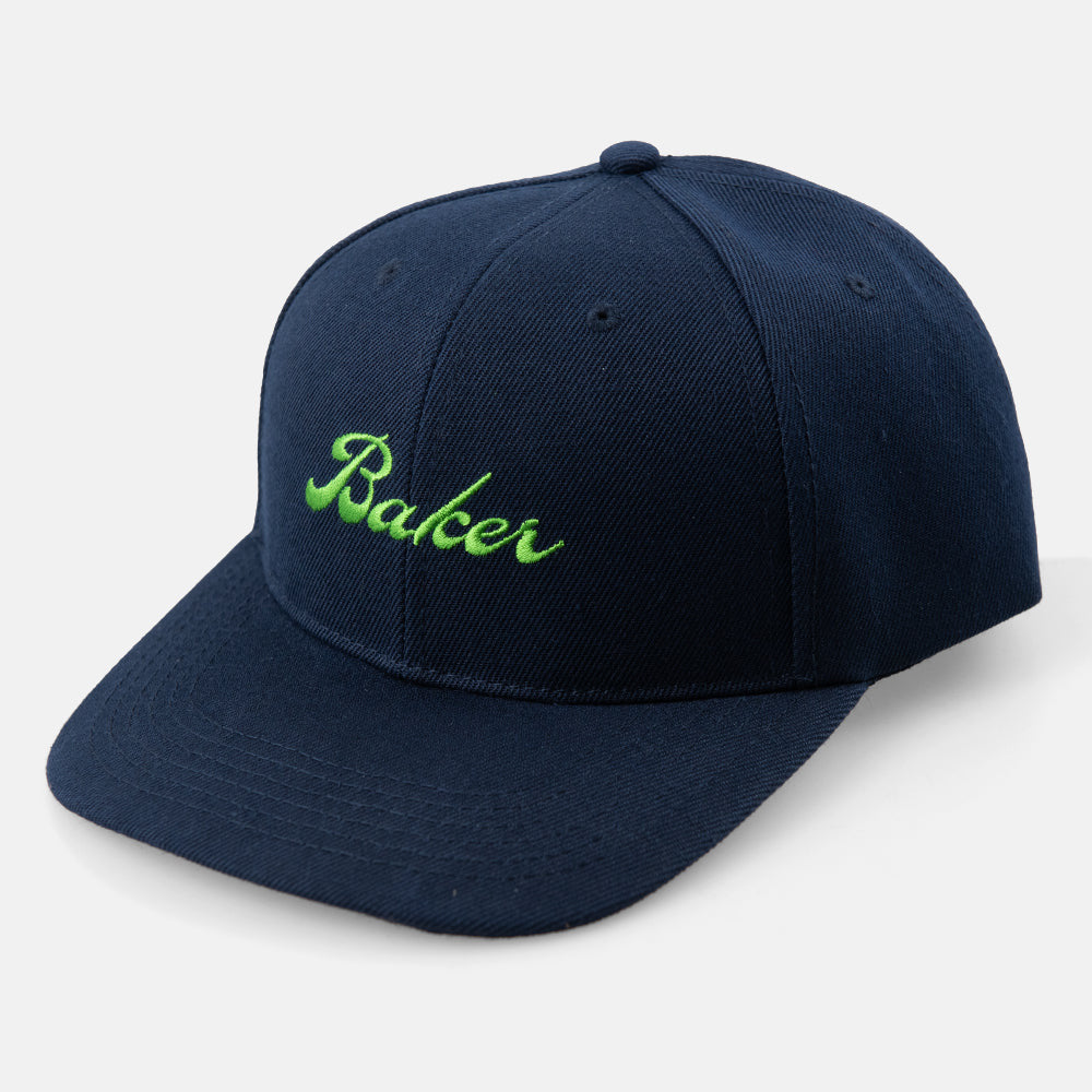 SNAPBACK BAKER CURSIVE MARINE