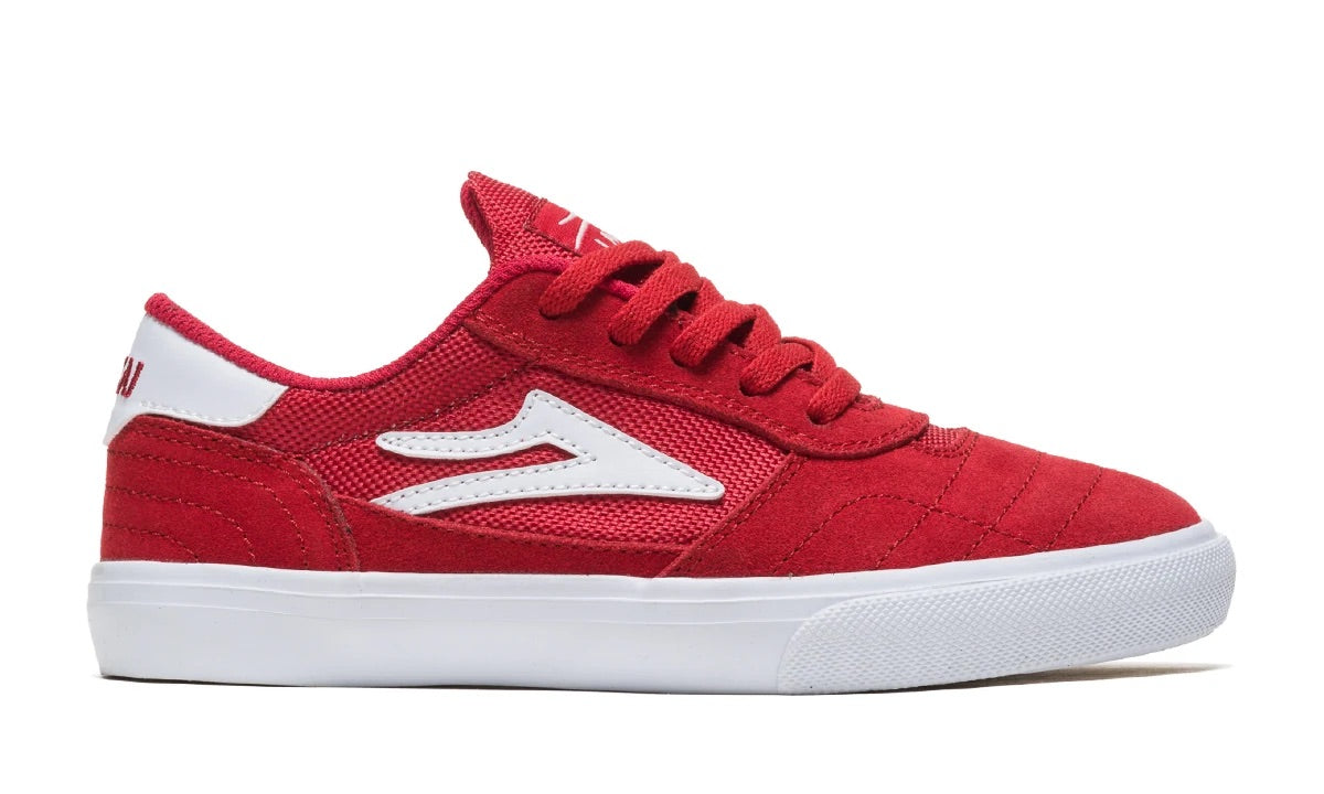 LAKAI CAMBRIDGE KIDS DAIM ROUGE