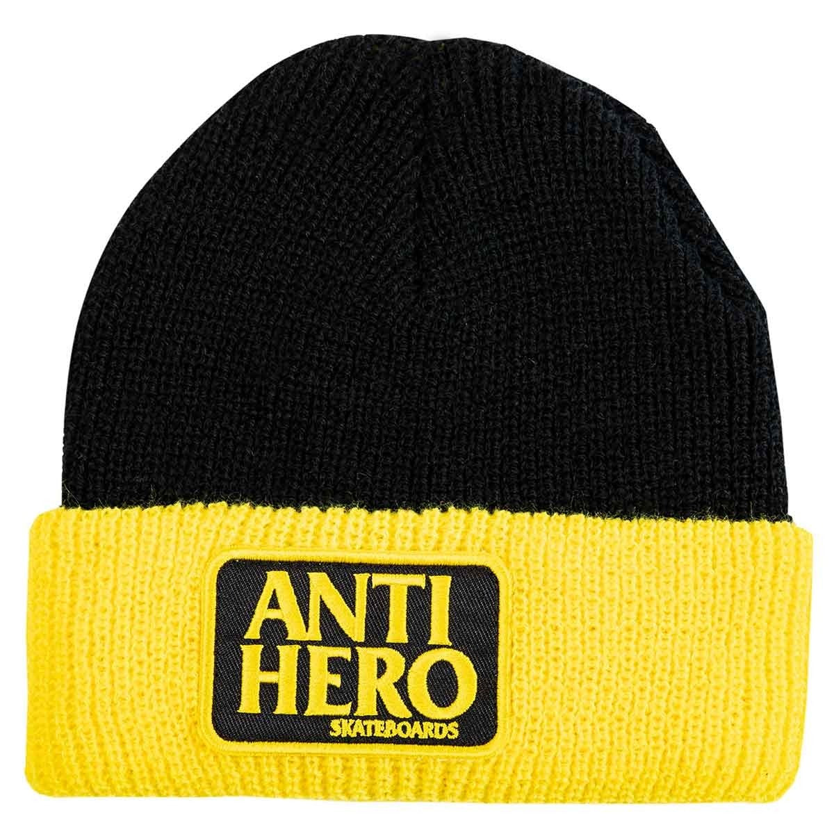 Black Patch Beanie