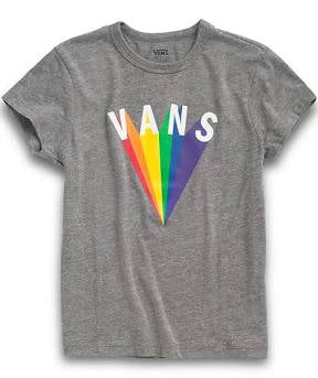 VANS RAINBOW BABY TEE GREY