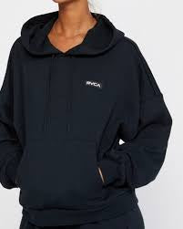 RVCA ESSENTIAL HOODIE BLACK