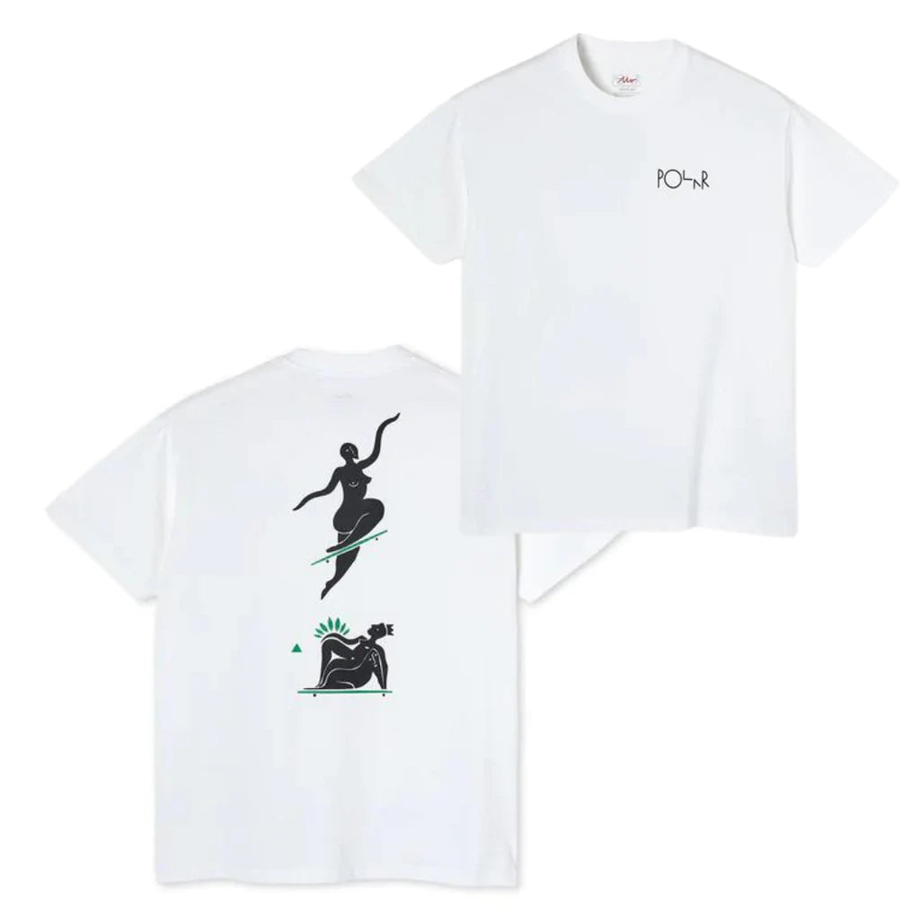 POLAR NO COMPLIES FOREVER TEE WHITE – Rumor Boardshop