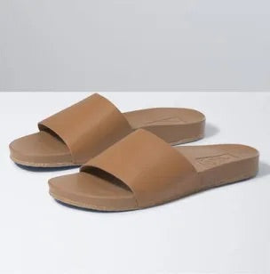 VANS WMNS DECON SLIDE LEATHER CHIPMUNK