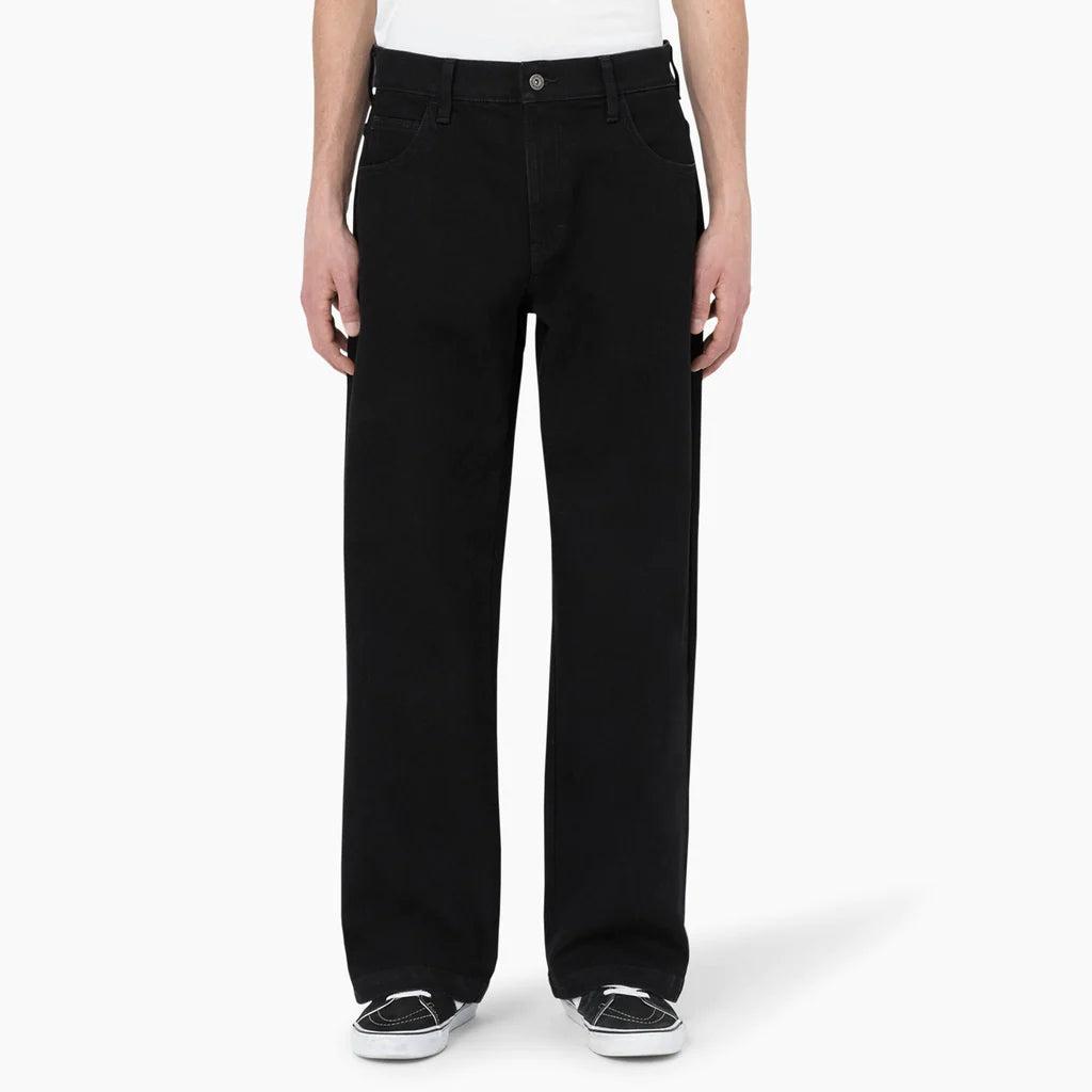 DICKIES SKATEBOARDING WINGVILLE LOOSE FIT JEANS BLACK DENIM