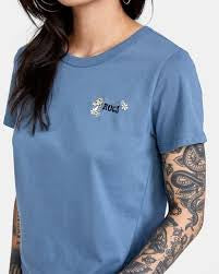 RVCA PEACE TEE BLUE