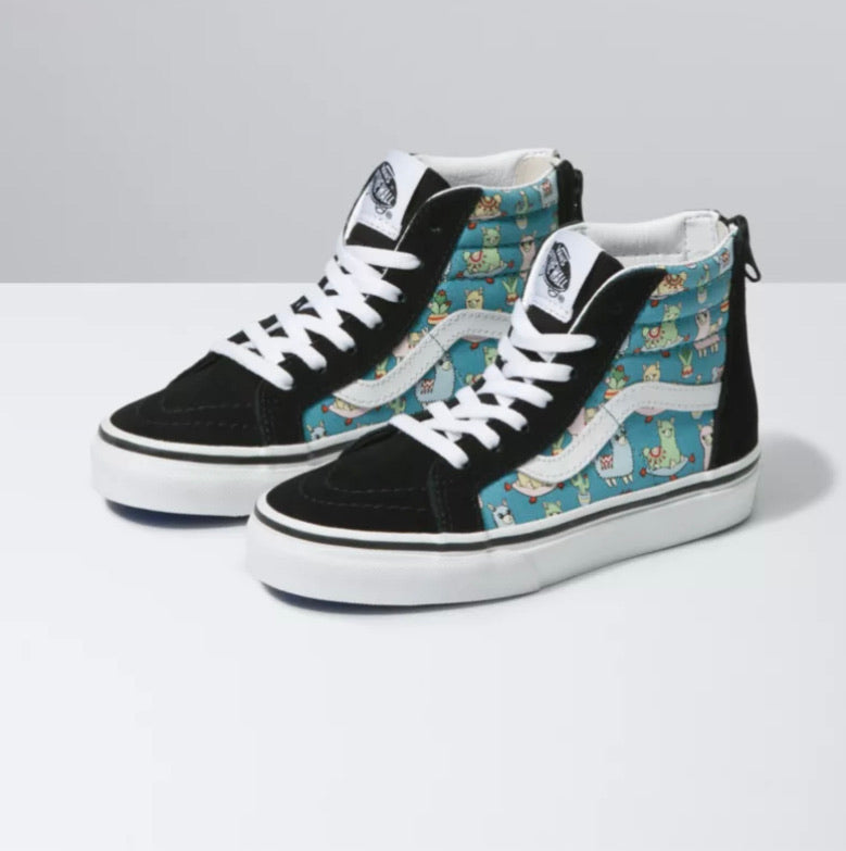 VANS CHAUSSURE SK8 HI ZIP POUR ENFANTS LAMAS