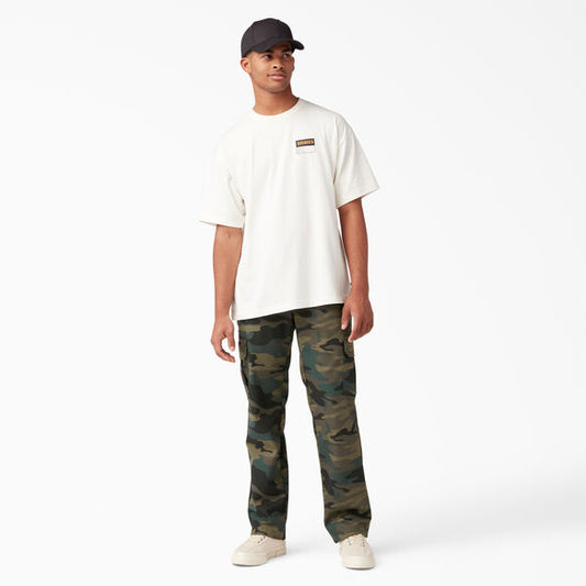 DICKIES PANTALON CARGO À JAMBE DROITE COUPE RÉGULIÈRE CAMO VERT HUNTER