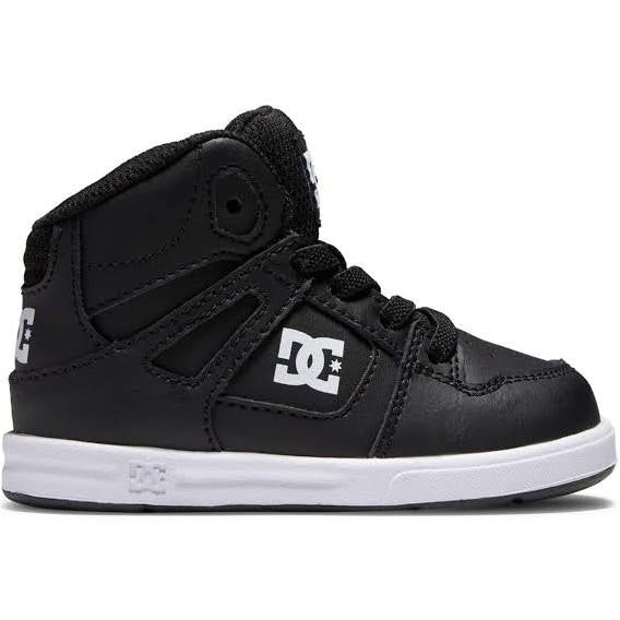 CHAUSSURE MONTANTE ENFANT DC PURE NOIR/BLANC