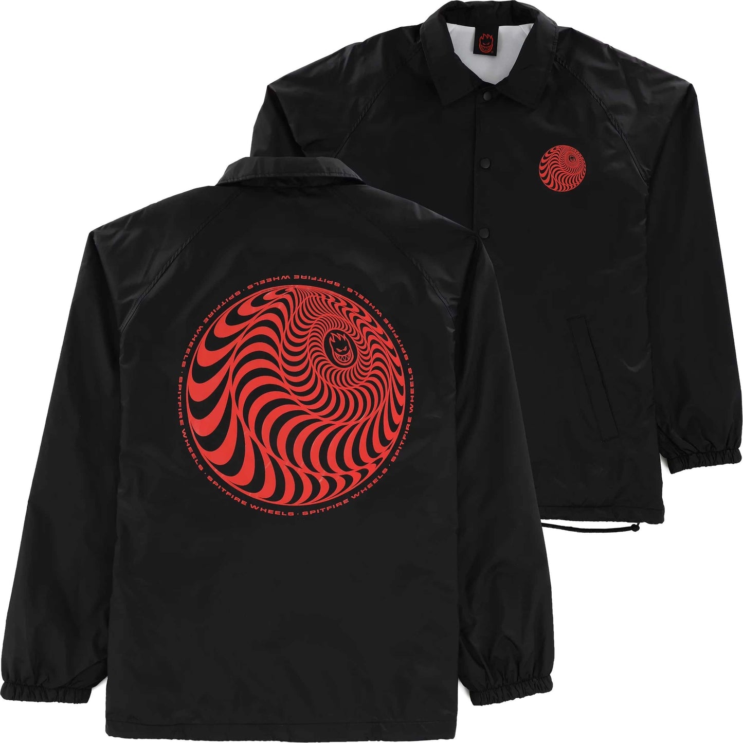 COUPE-VENT SPITFIRE SKEWED NOIR/ROUGE