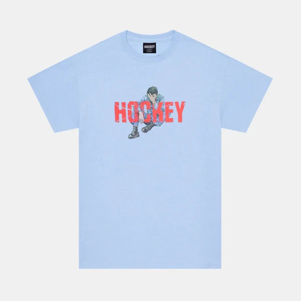 T-SHIRT HOCKEY SHAME BLEU CLAIR