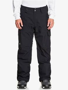 QUIKSILVER PORTER PANTALON DE NEIGE POUR JEUNES TRUE NOIR