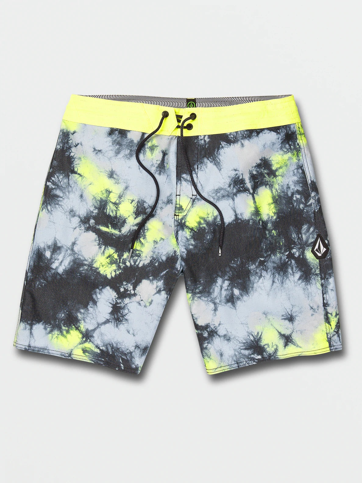 VOLCOM SATURE STONEY 19 LIME TIE DYE SHORT