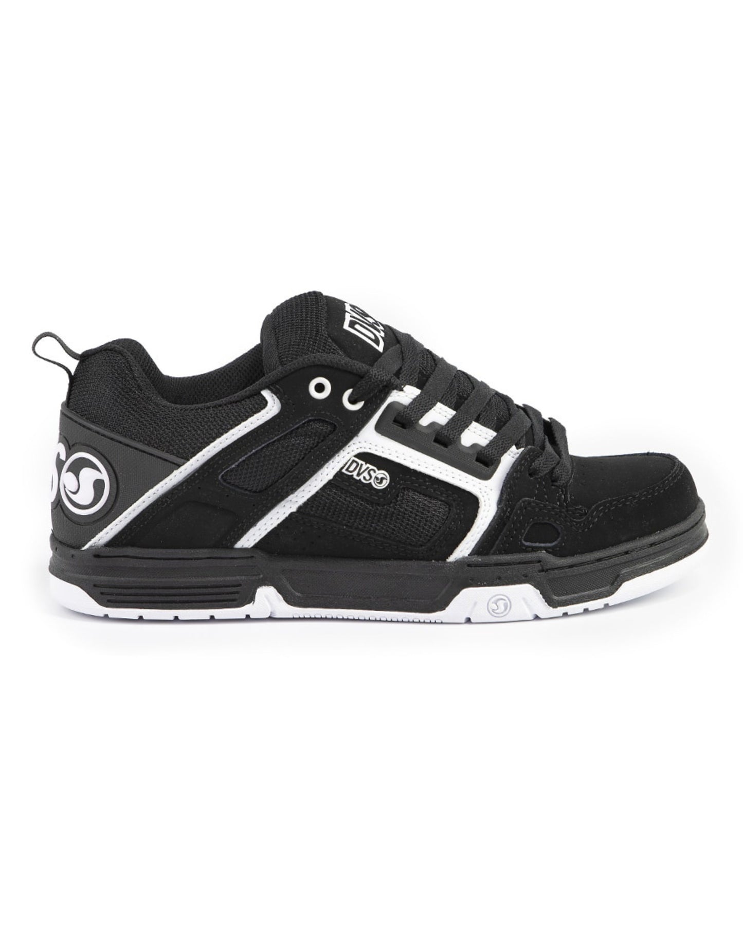 DVS COMANCHE BLACK WHITE LEATHER