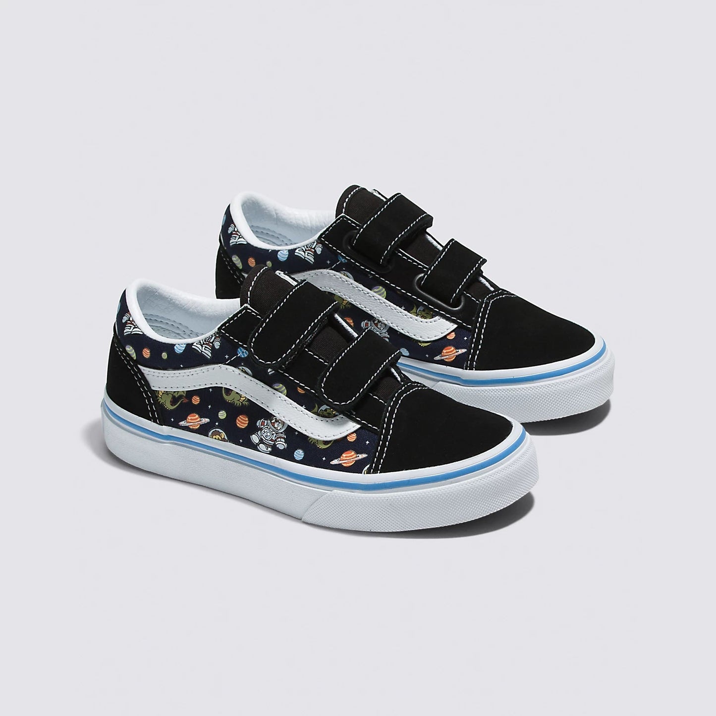 VANS OLD SKOOL V GLOW COSMIC ZOO NOIR BLEU