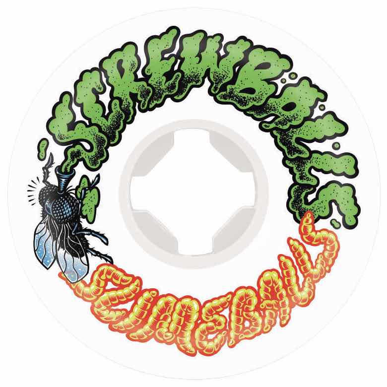 SLIME BALLS ROUES BILLES À VIS SPEED BALLS BLANC 99A 53 MM