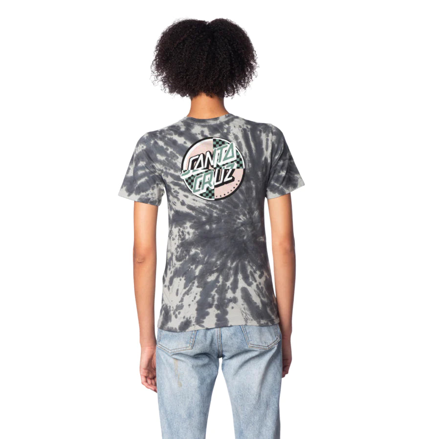 SANTA CRUZ WOMENS RELAXED TEE INTRO DOT SMOKE STACK