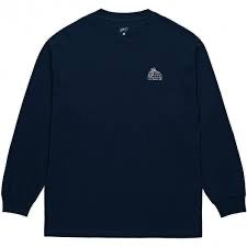 LAST RESORT DEMI GLOBE LS TEE MARINE