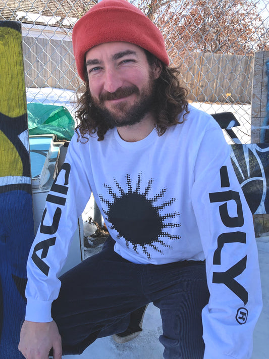 QUASI ACID PLY MANCHES LONGUES BLANC