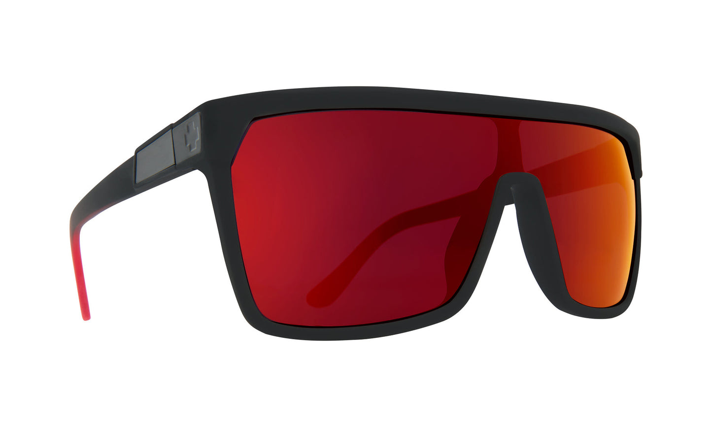 FLYNN SOFT MATTE NOIR ROUGE FADE AVEC HD PLUS GRIS VERT ROUGE LIGHT SPECTRA MIROIR