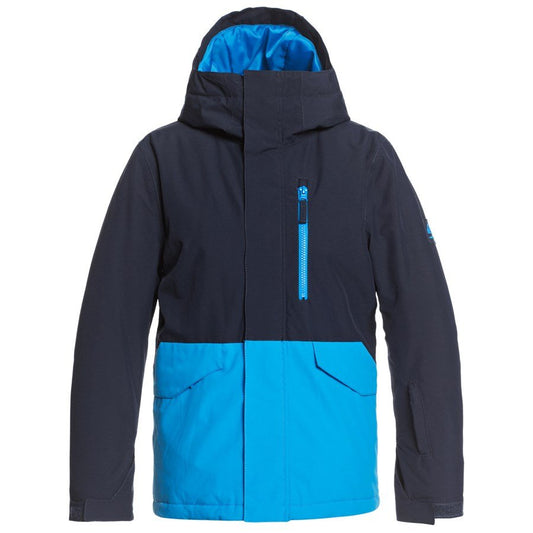 QUIKSILVER MISSION SOLID YOUTH JACKET BLUE