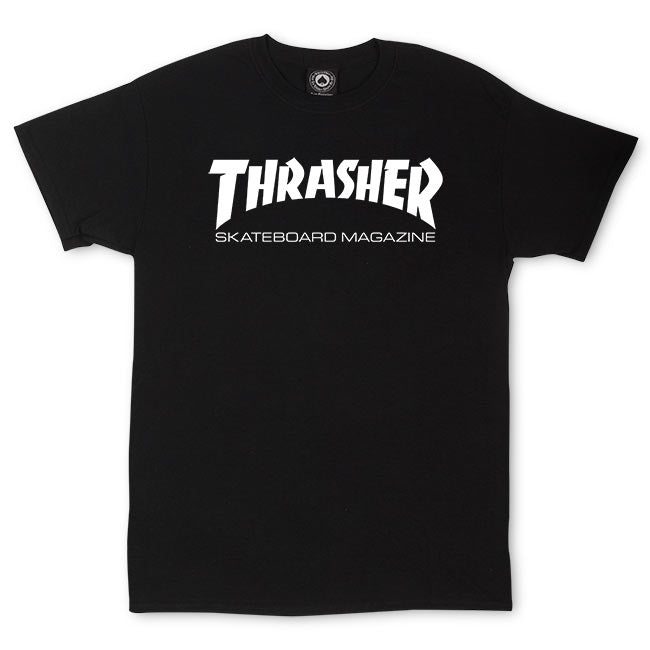 THRASHER SKATE MAG TEE BLACK