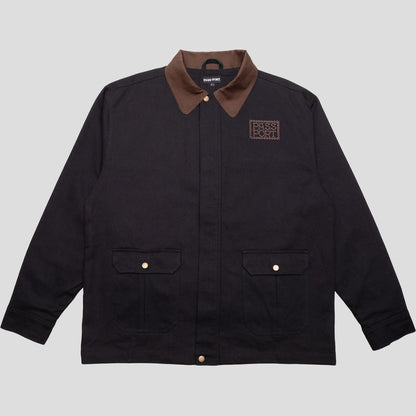 PASSPORT INVASIVE LOGO YARD JACKET BLACK