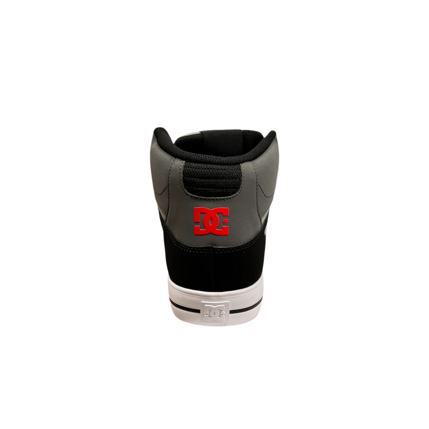 DC PURE HI TOP WC GREY/BLACK/RED