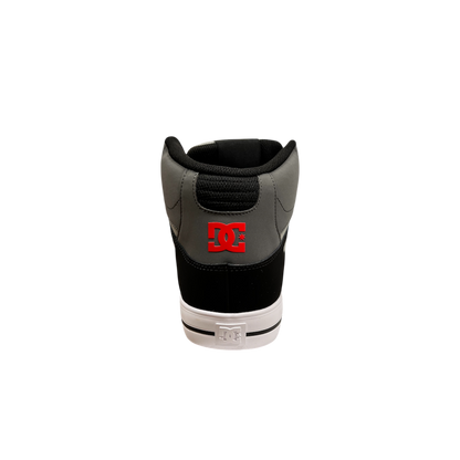 DC PURE HI TOP WC GREY/BLACK/RED