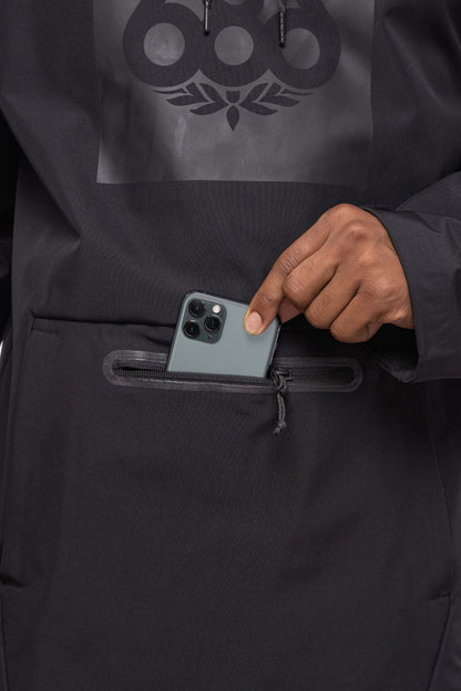 686 WATERPROOF HOODY BLACK