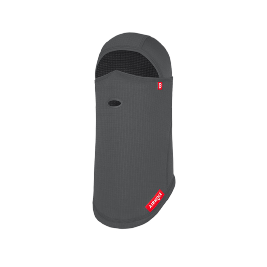 AIRHOLE BALACLAVA FULL HINGE WAFFLE FLEECE CHARCOAL